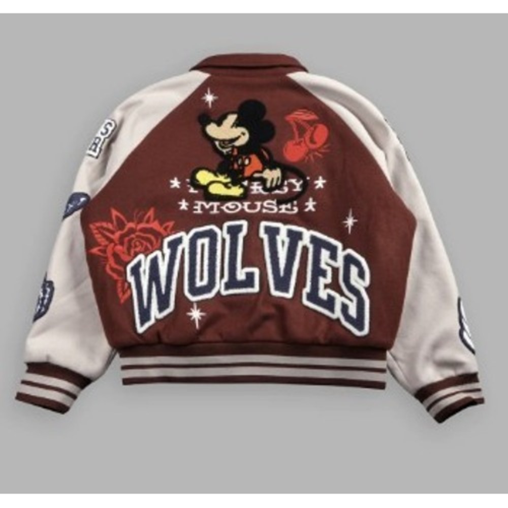 Darc Sport x Disney Mickey Mouse Roxy Rudy Letterman Jacket XL 558/1000 NEW